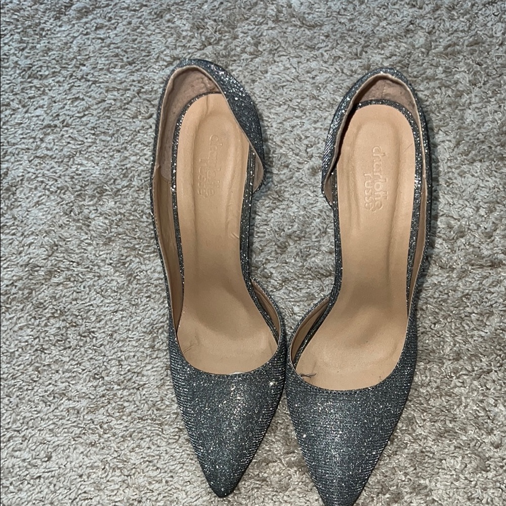 Glittery Black Women's Shoes